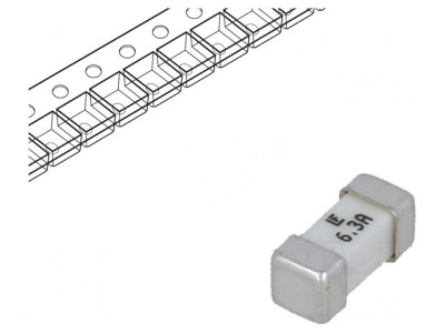 Siguranță Ultra-Rapidă 6.3A 125V SMD foto