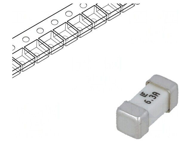 Siguranță Ultra-Rapidă 6.3A 125V SMD
