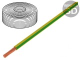 Cablu Electric Cu PVC Verde-Galben 1x2,5mm2 100m