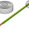 Cablu Electric Cupru PVC Verde-Galben 1x1,5mm2 100m
