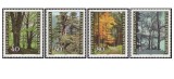 Liechtenstein 1980 - padurea in cele 4 anotimpuri, serie neuzata
