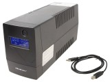 Alimentator UPS QOLTEC 480W 850VA, Intrare 140-300V, Dimensiuni 286x100x144mm, 9Ah