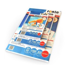 Folie de laminat lucioasa tip plic - 125 microni, 54 x 86 mm