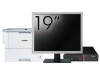 Pachet Calculator Second Hand Lenovo ThinkCentre M700 Mini PC, Intel Core i5-6400T 2.20GHz, 16GB DDR4, 512GB SSD + Monitor 19&amp;quot; &amp; Imprimanta Broth