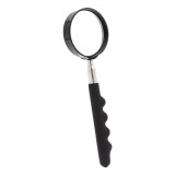 Lupă Telescopică, Diametru 6cm, Extensie 47cm, M&acirc;ner Antiderapant, Negru