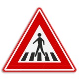 Trecere pentru avertizare pieton din aluminiu
