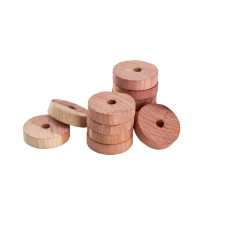 Set 12 odorizante naturale din lemn pentru garderoba Livarno home, rotunde