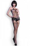 Bodystocking si Pantaloni Scurti Wetlook M, Chilirose