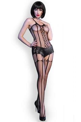 Bodystocking si Pantaloni Scurti Wetlook M foto
