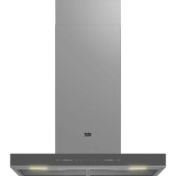 Hota decorativa Beko BHCB66741BZGSH, 425 mc/h, 3 trepte, Filtru de carbon, Iluminare LED, Clasa A