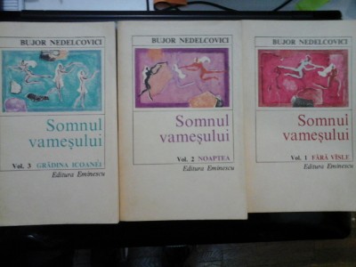 SOMNUL VAMESULUI vol.1 Fara visle * vol. 2 Noaptea * vol. 3 Gradina Icoanei - Bujor NEDELCOVICI foto