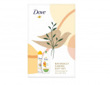 Setul Dove Naturally Mosturizing contine: Antiperspirant spray, 150 ml + Gel de dus, 225 ml