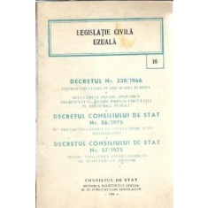 Legislatia civila uzuala 1981