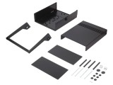 Carcasa cu panou TEKO STRUMENTALIA 762.9 ABS Neagra cu piciorus reglabil 216x268x108mm
