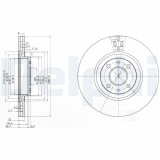 DELPHI BG2407 Disc frana