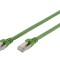 Patch Cord RJ45 S/FTP Cat 6a DIGITUS DK-1644-A-PUR-100 cu Mufă și Izolație PUR