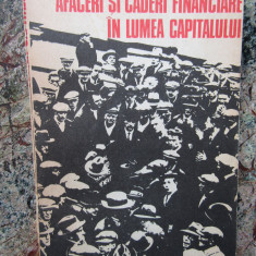 Afaceri si caderi financiare in lumea capitalului – Murgu, Stefanescu, Isarescu