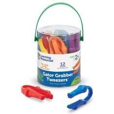 Set 12 Pensete Uriase Learning Resources Aligator foto