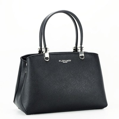Geanta office casual FloraCo Paris F6538 15 Negru foto