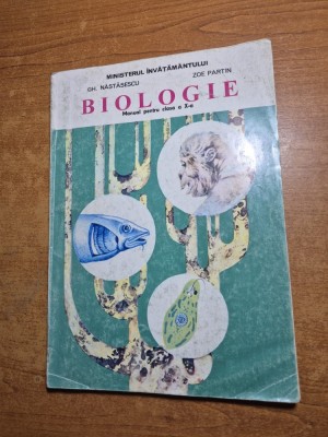manual de biologie - pentru clasa a 10-a - din anul 1997 foto