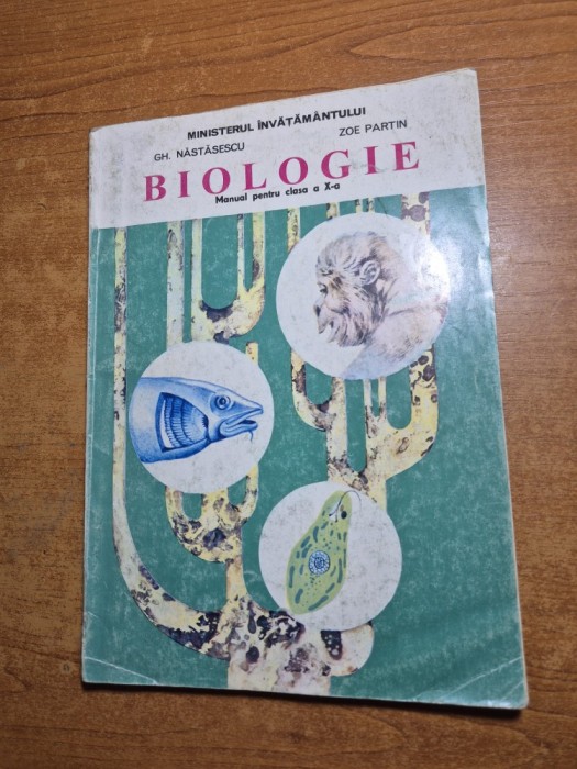 manual de biologie - pentru clasa a 10-a - din anul 1997