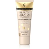 Christian Laurent Beauty Creator machiaj ușor de hidratare SPF 25 culoare 10 Light Beige 30 ml