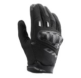 Cumpara ieftin Manusi barbati Roadster vara textil Ixon model Rise TX MS culoare: negru/alb - degete tactile, M (8/9)