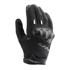 Manusi barbati Roadster vara textil Ixon model Rise TX MS culoare: negru/alb - degete tactile, S (7/8)