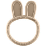 Zopa Silicone Teether Rabbit jucărie pentru dentiție Sand Beige 1 buc
