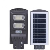 Lampa Solara Stradala 100W JORTAN JT-G-100G, Panou Solar, Senzor Lumina, Telecomanda, IP66, Autonomie 8h, LED SMD, Alba Rece