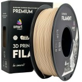 Filament PLA Wood Smart Print 1.75mm Negru 1kg Compatibil Imprimante 3D