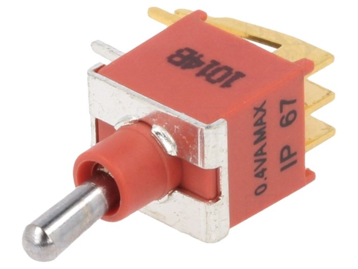 Comutator basculant DPDT ON-ON, IP67