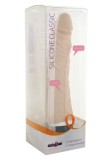 Cumpara ieftin Vibrator Realistic Silicone Classic, Beige, 21 cm, Seven Creations