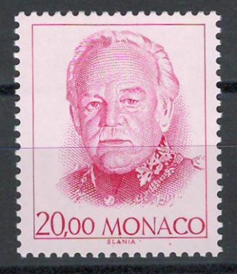 Monaco 1991 Mi 2019 MNH - Printul Rainier III foto