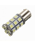 Led auto Alb 24V BA15S 27 SMD cu pini simetrici la 180 grade, Xenon Bright