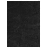 Cumpara ieftin Covor HUARTE, fir scurt, moale si lavabil, negru, 120x170 cm
