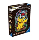 Cumpara ieftin Puzzle din lemn Ravensburger - Pikachu, 300 piese