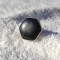 INEL argint cu ONIX hexagonal OPULENT splendid REGLABIL de efect MASIV superb