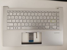 Carcasa superioara cu tastatura palmrest Laptop, Asus, VivoBook S14 S433E, S433EA, S433EQ, S433F, S433FA, S433FL, 90NB0Q01-R31UA0, 90NB0Q01-R31US, 39X