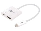Adaptor HDMI 2.0 USB 3.0 0.15m Alb 60W