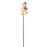 Stick decorativ pentru ghiveci, Buburuză din lemn, 28 cm, CMCLASS