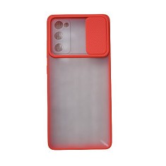 Huse siliconcu protectie camera slide Samsung Galaxy S20 FE , Rosu