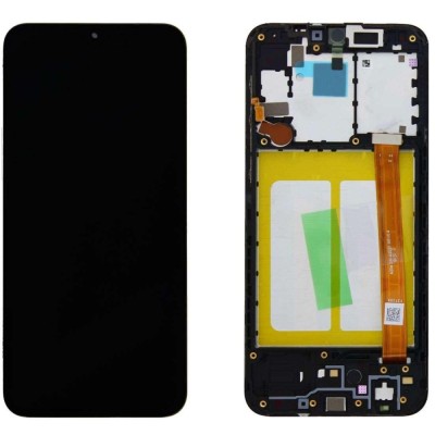 Display Samsung Galaxy A20S A207 Display Service Pack Black Negru foto