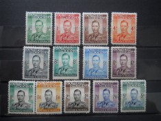 SERIE RHODESIA DE SUD COLONII BRITANICE,GEORGE VI foto