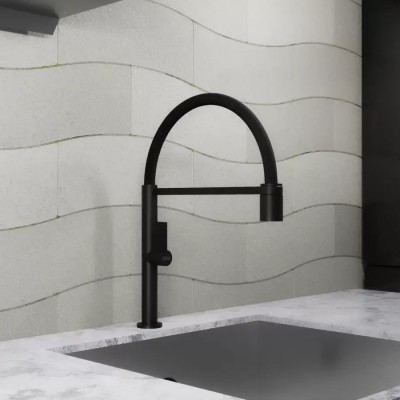 Baterie Bucatarie, Alama Sanitara, Negru, CF2045 ModernLight Concept foto