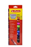 Set 12 creioane tempera solida, Herlitz, 10g