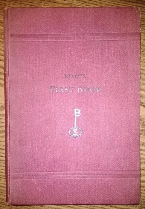 Berlitz - Method for teaching modern languages-English part - First book [1937]