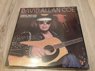 [Vinil] David Allan Coe - Human Emotions / Happy Side SU-I-SIDE album pe vinil foto