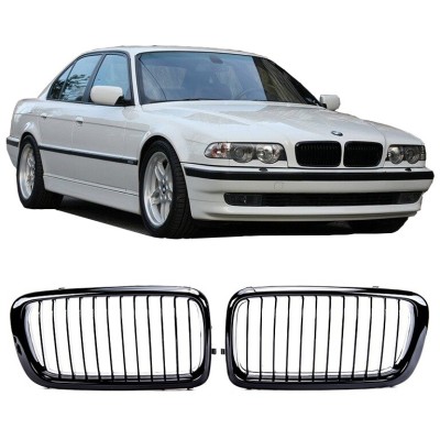 Grila BMW E38 negru lucios NOU foto