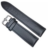 Curea Ceas Time Veranda &ndash; Hybrid Series: Piele Natural? &amp; Silicon, Neagr? cu Cus?tur? Neagr? WZ3867